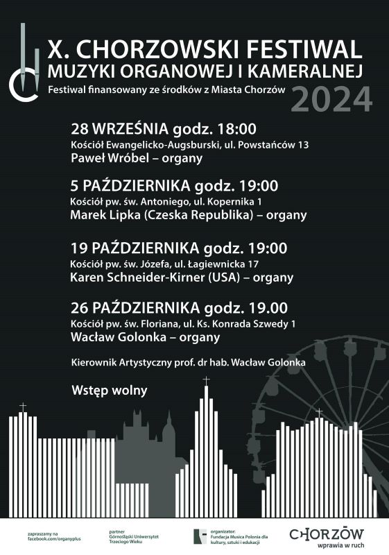 Rozpoczyna się X. Chorzowski Festiwal Muzyki Organowej – koncert inauguracyjny już wkrótce