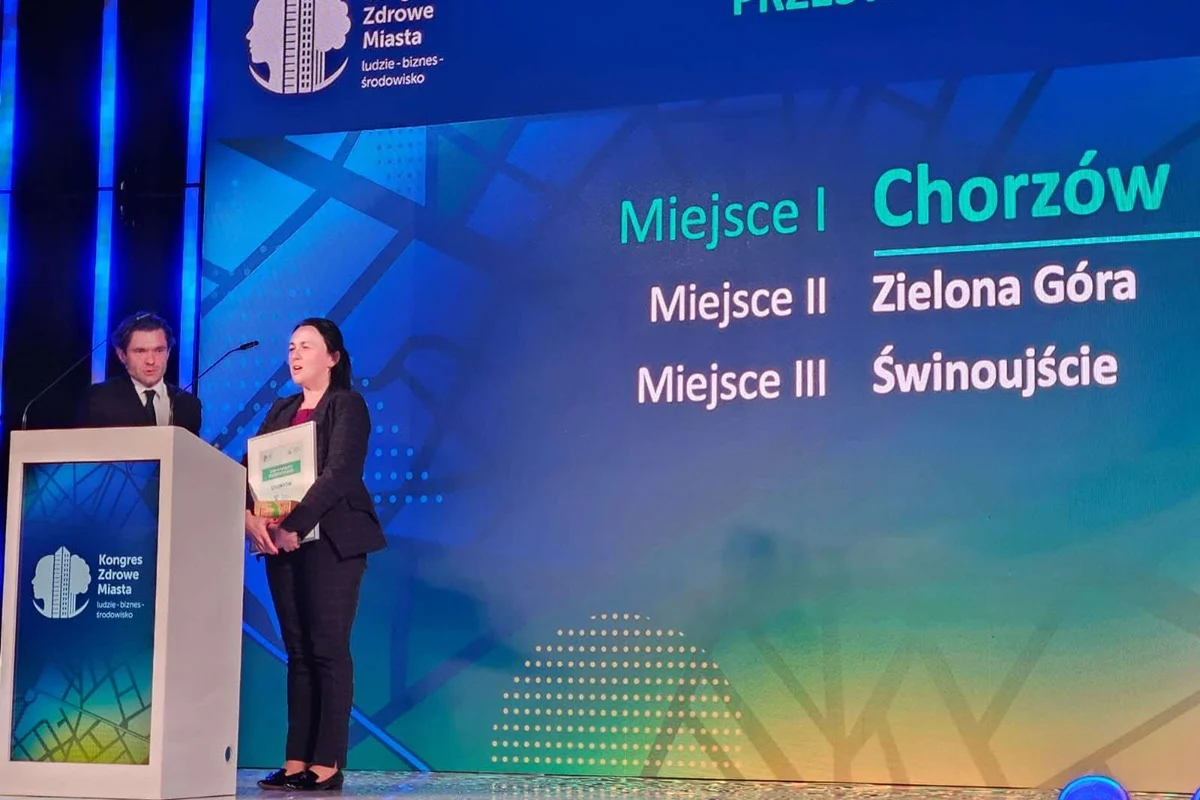 Chorzów na podium plebiscytu Indeks Zdrowych Miast – sukces w dwóch kategoriach