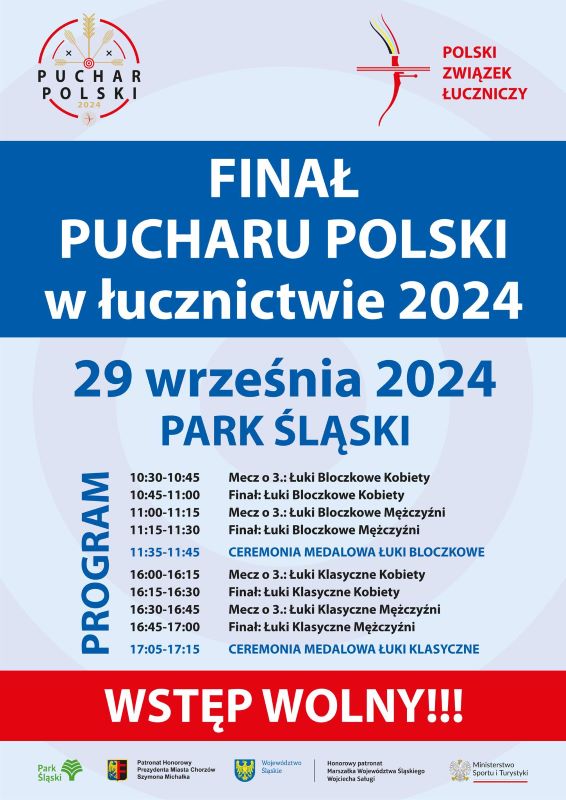 Finał Pucharu Polski w Łucznictwie 2024 – sportowe emocje w Parku Śląskim