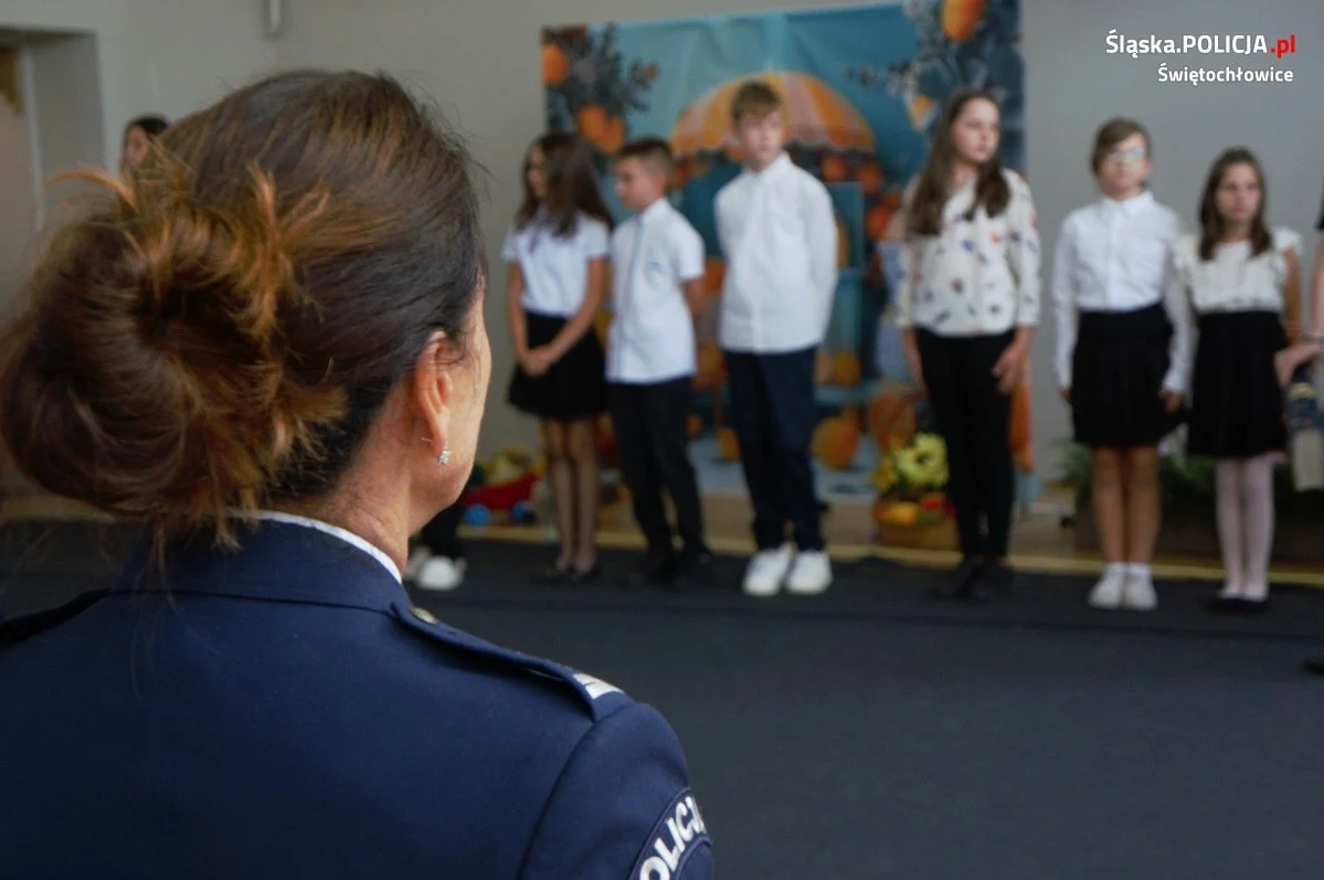 Bezpieczna droga do szkół w Świętochłowicach z policyjnym wsparciem