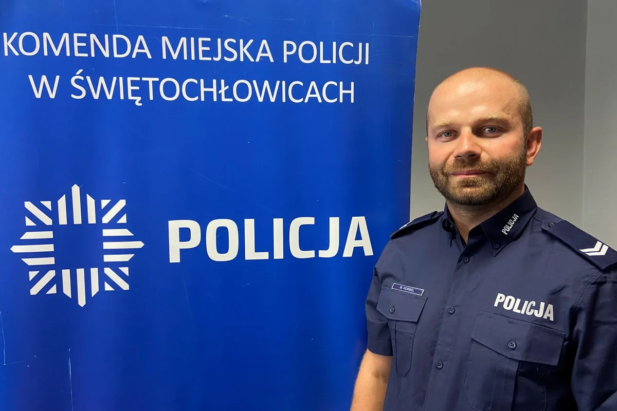 Nowy dzielnicowy w Świętochłowicach: st. sierż. Michał Korbel obsługuje dzielnicę Zgoda