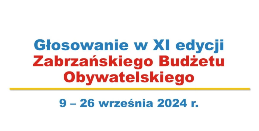 XI Zabrzański Budżet Obywatelski – rusza głosowanie!
