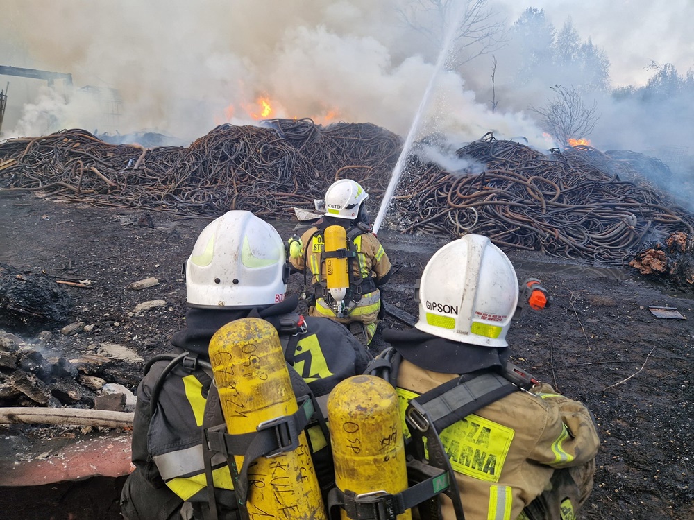Zakończyła się akcja dogaszania pożaru przy ul. Sierakowskiego