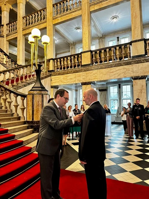 Uroczyste wręczenie odznaczeń państwowych w Śląskim Urzędzie Wojewódzkim