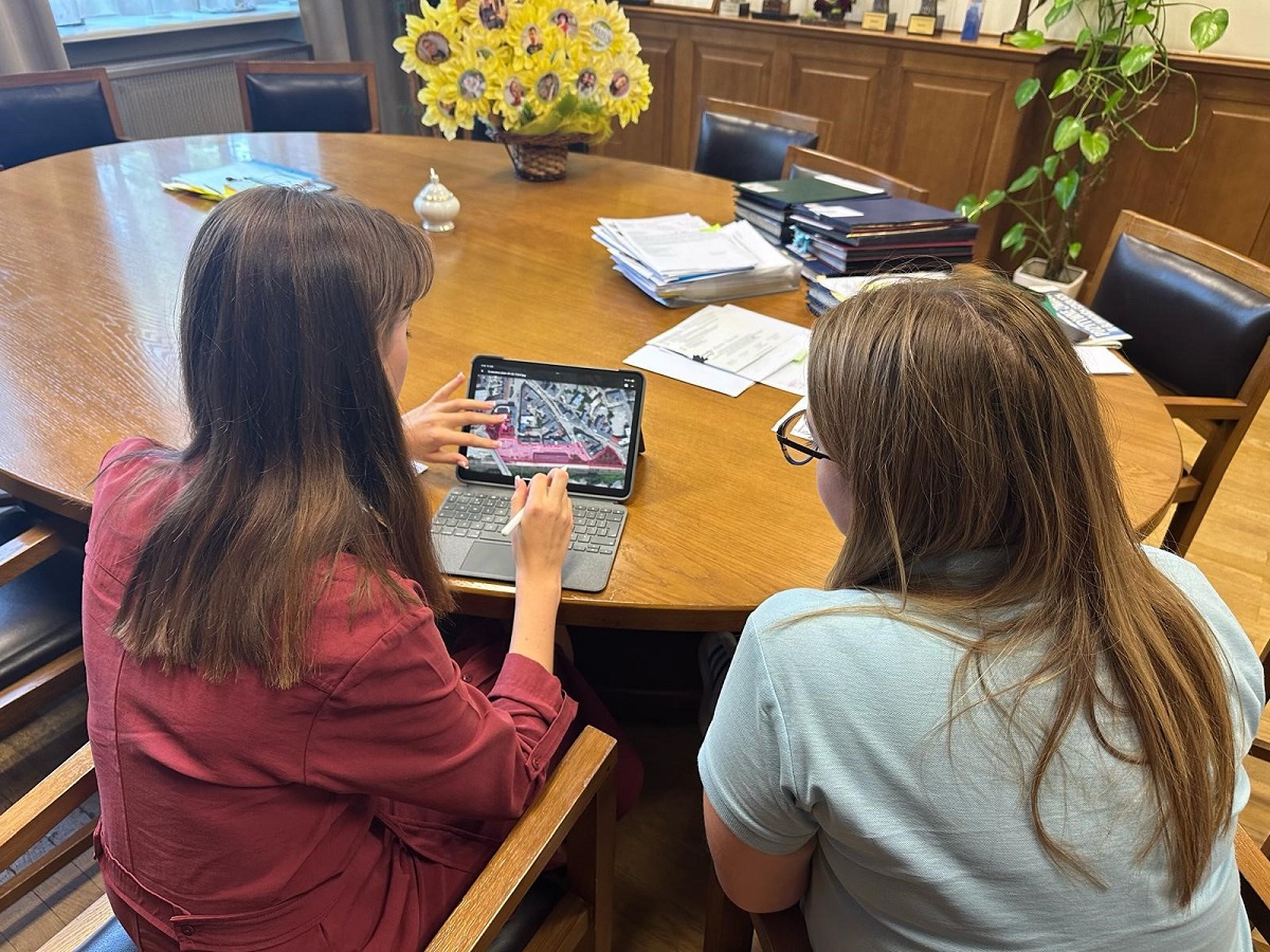 Spotkanie Prezydentki Miasta Zabrze ze studentką architektury krajobrazu