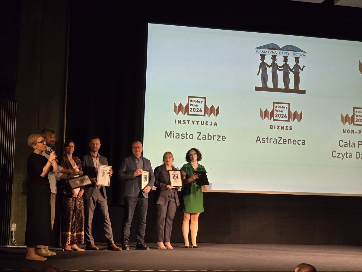 Zabrze wyróżnione Kariatydą Czytelnictwa #DobryWzór
