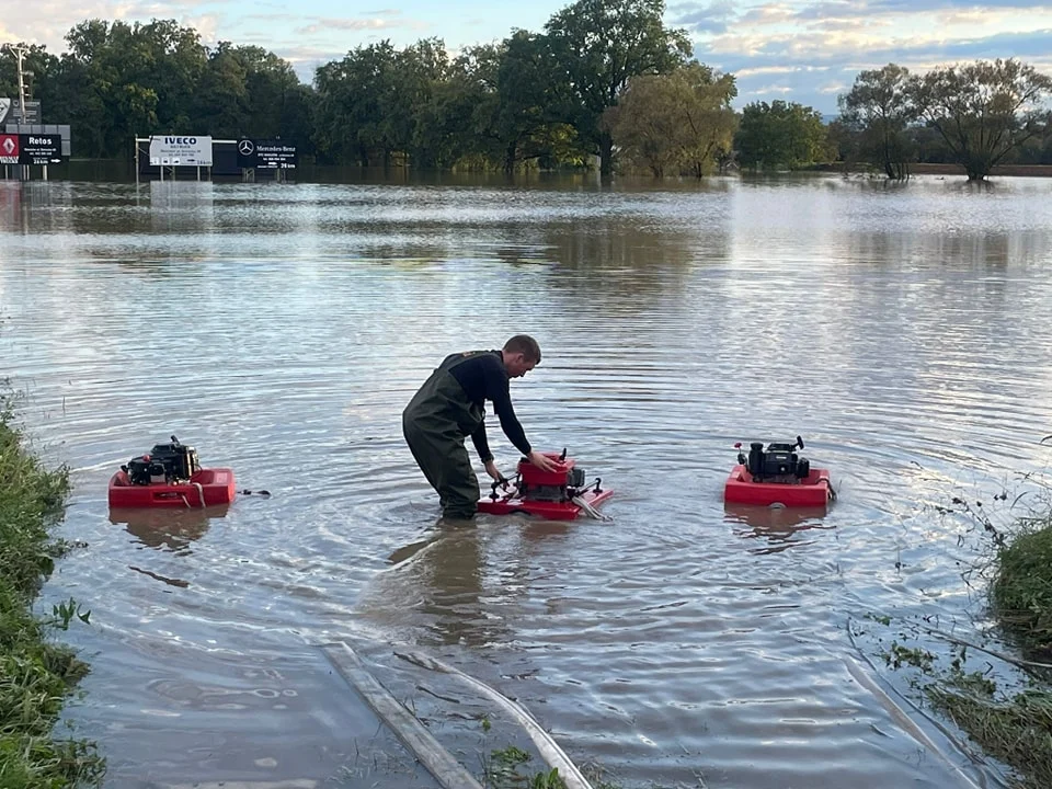 Strażacy z Zabrza walczą z żywiołem, ponad 90 zgłoszeń [FOTO]