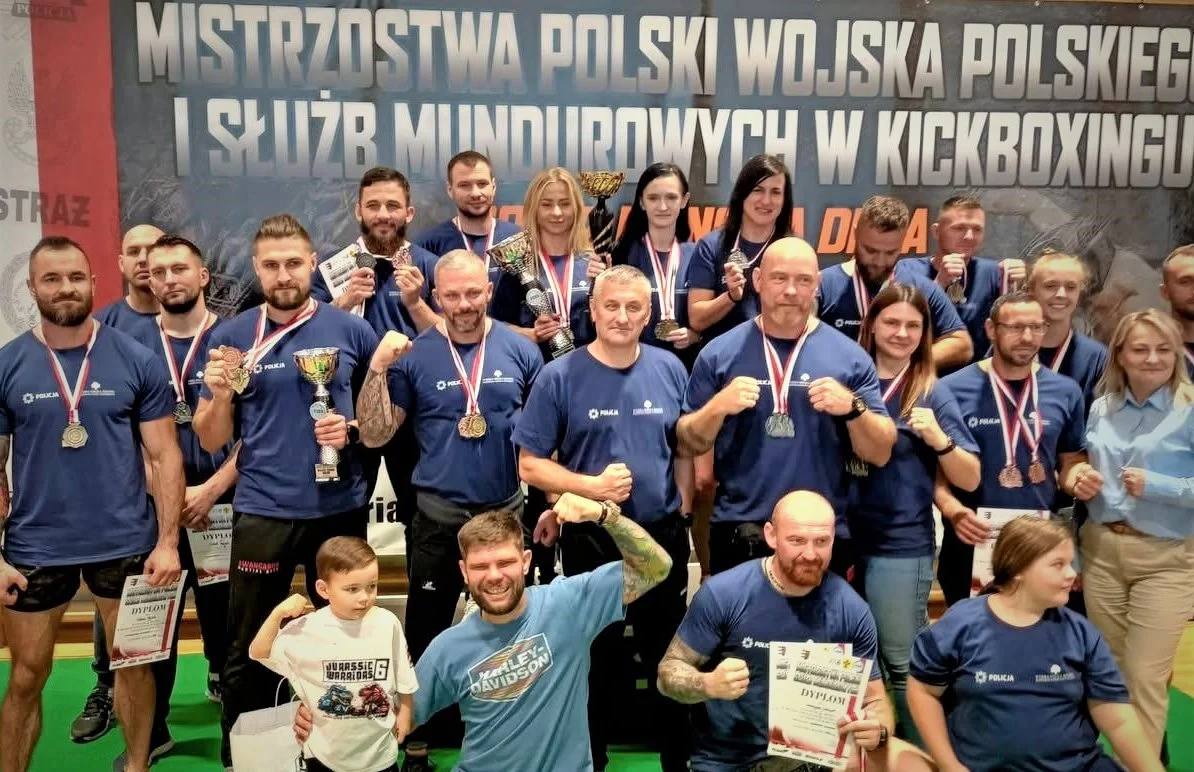 Będziński policjant ze złotym medalem w Mistrzostwach Wojska Polskiego i Służb Mundurowych w Kickboxingu