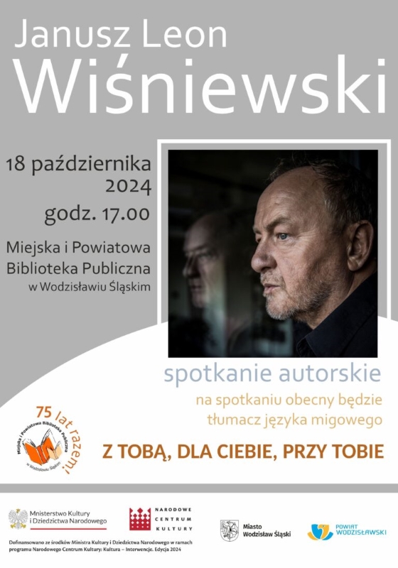 Janusz Leon Wiśniewski o książkach, pasji i nauce – spotkanie z czytelnikami