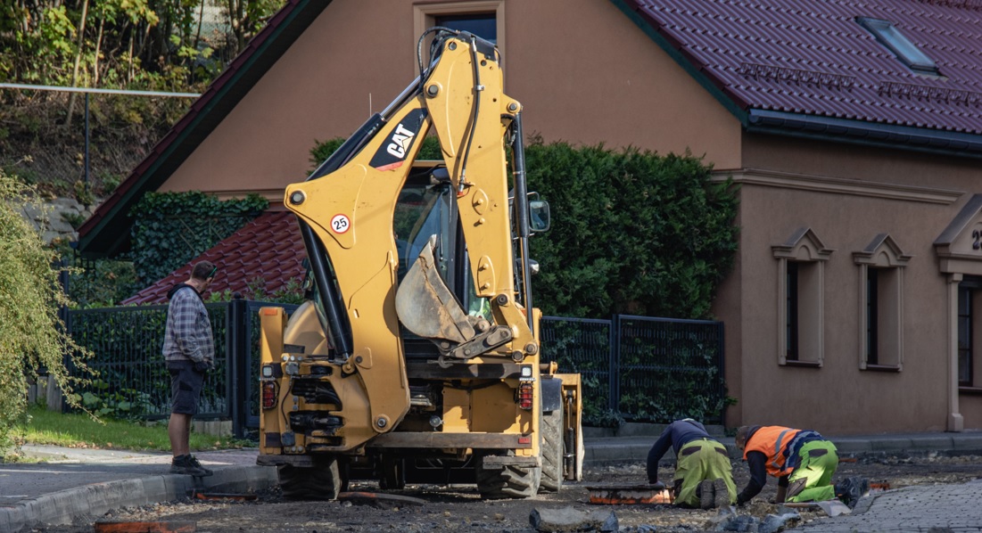 Inwestycje drogowe w Wodzisławiu – rozpoczął się remont ul. Wałowej