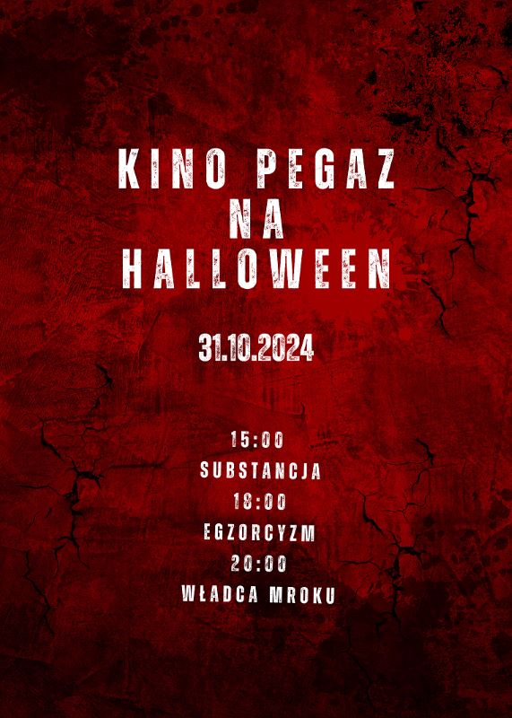 Kino Pegaz zaprasza na mroczne seanse: przeżyj Halloween z legendami horroru!