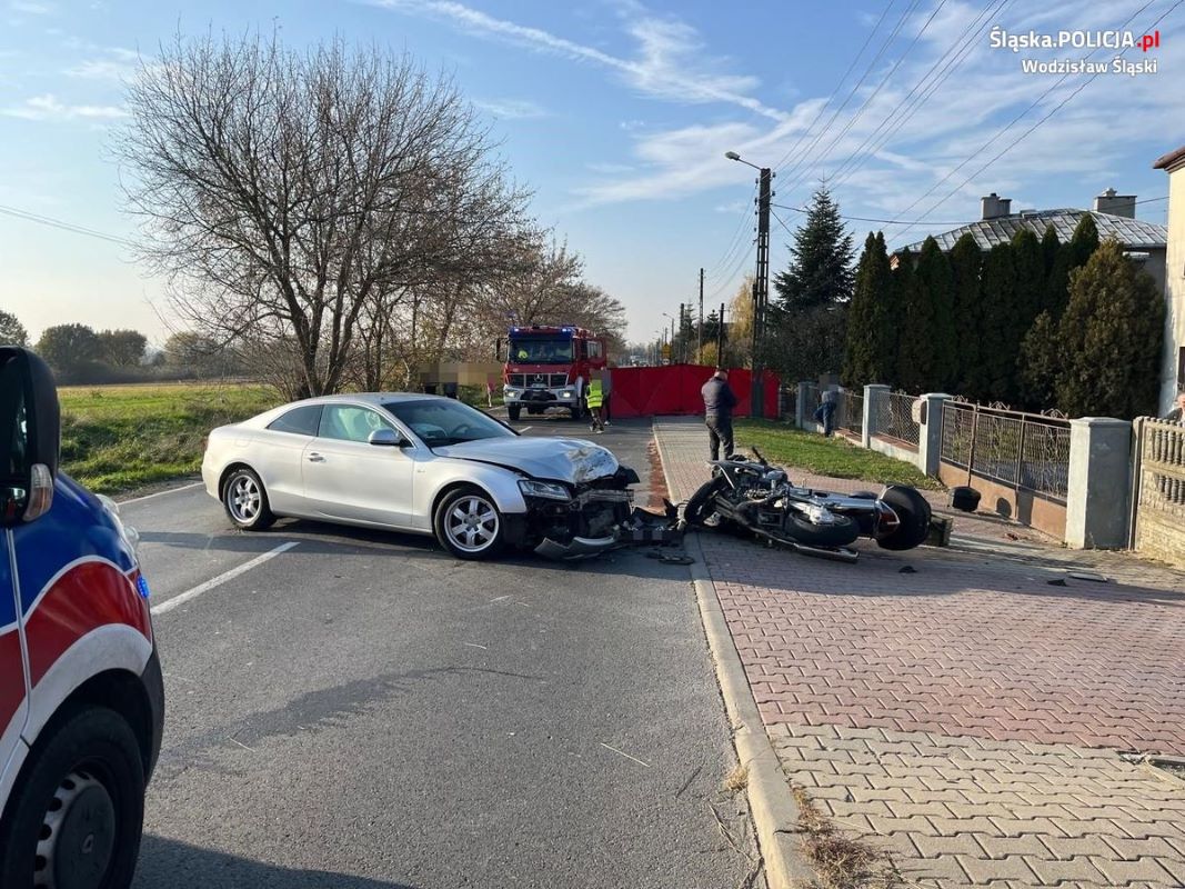 Uwaga kierowcy! Wypadek w Lubomi – apel o ostrożność na drodze!