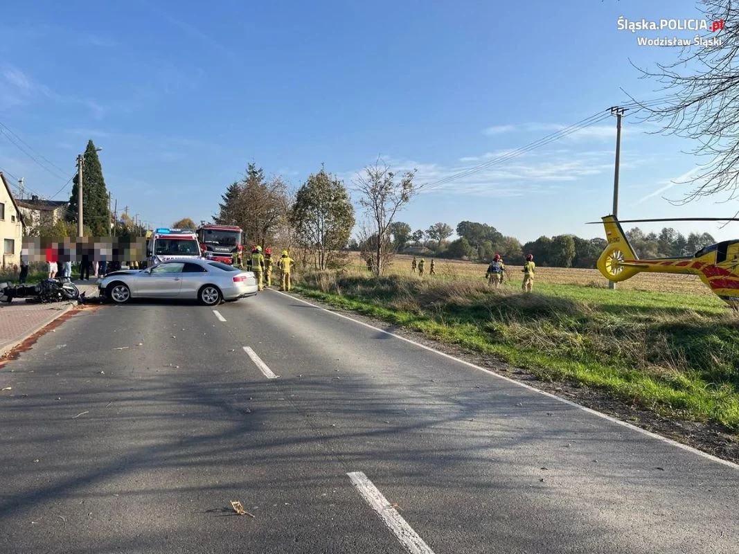 Uwaga kierowcy! Wypadek w Lubomi – apel o ostrożność na drodze!