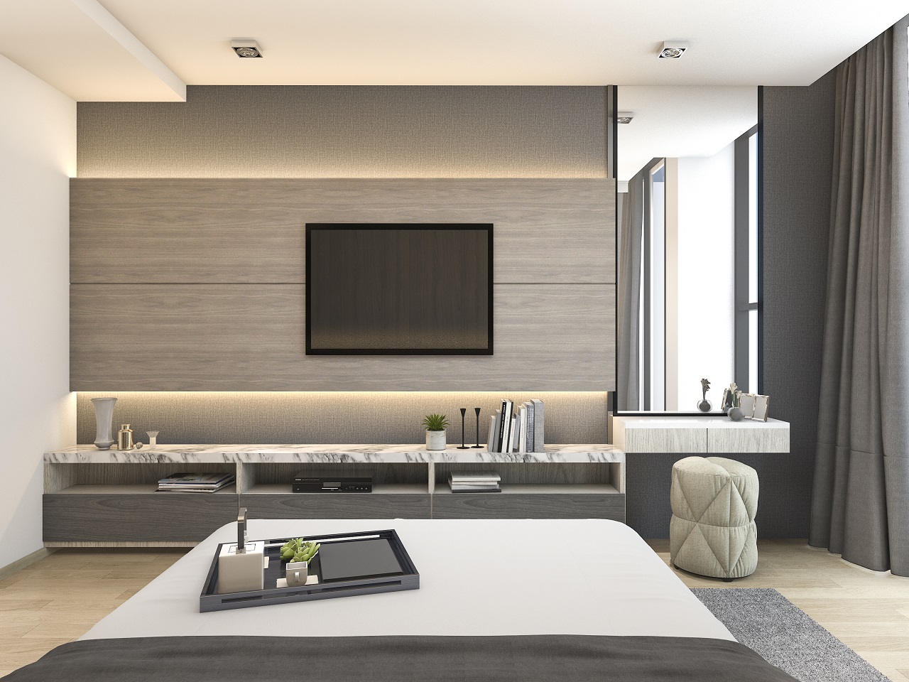 Telewizor w sypialni – zalety i wady