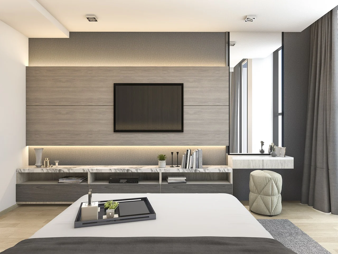 Telewizor w sypialni – zalety i wady