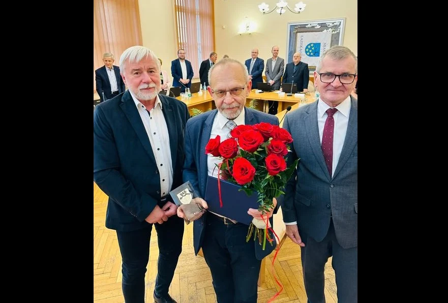 Jan Suchy z tytułem Przyjaciela Łazisk Górnych