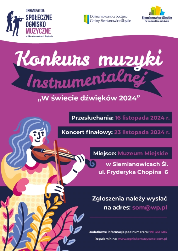 Rozpoczyna się muzyczna rywalizacja – zgłoś się do konkursu muzyki instrumentalnej!
