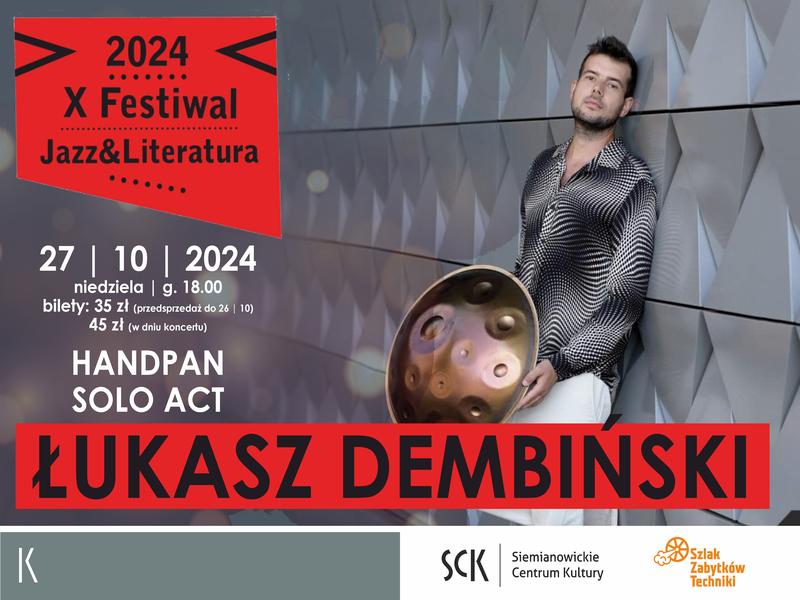Jazz & Literatura 2024: Łukasz Dembiński zachwyci publiczność w Parku Tradycji