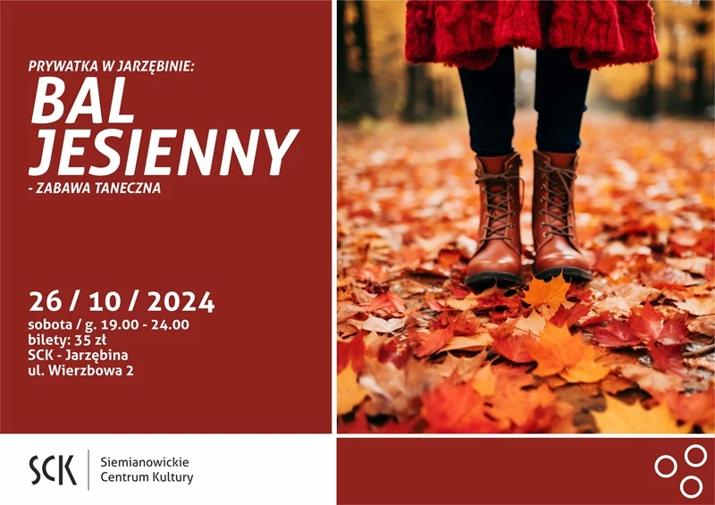 Bal Jesienny w SCK Jarzębina: czas na zabawę i kreatywność w kostiumach!