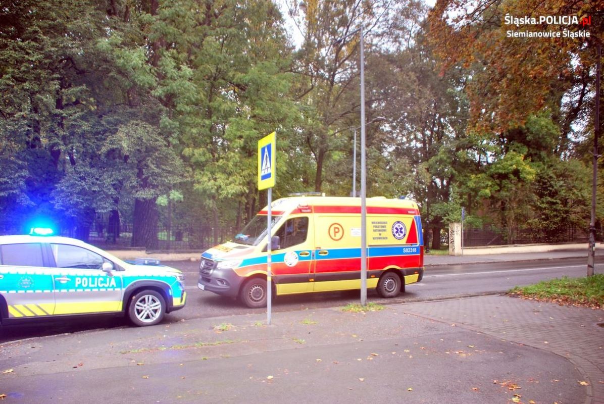 Groźny wypadek na Oświęcimskiej – kierowca potrącił pieszą na przejściu