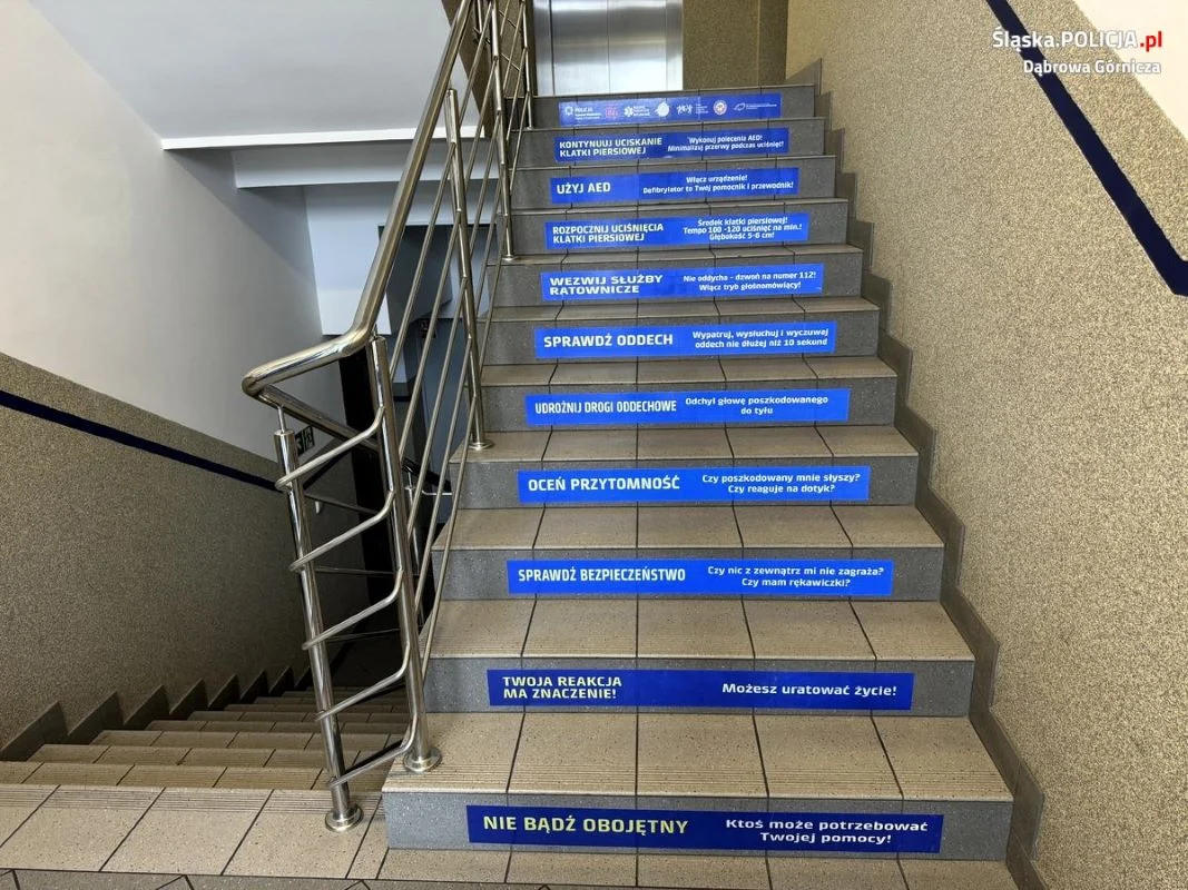 Jak „Schody dla Życia” uczą ratować? Śląskie służby wspólnie szerzą wiedzę