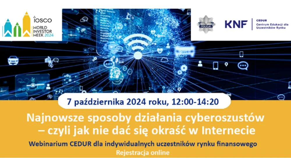 Nie daj się okraść w Internecie – weź udział w webinarium o cyberprzestępczości!