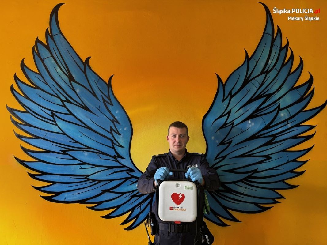 "Schody dla życia" przypominają jak ratować – piekarska komenda działa!