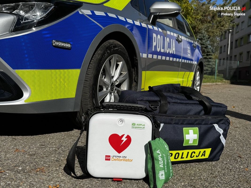 "Schody dla życia" przypominają jak ratować – piekarska komenda działa!