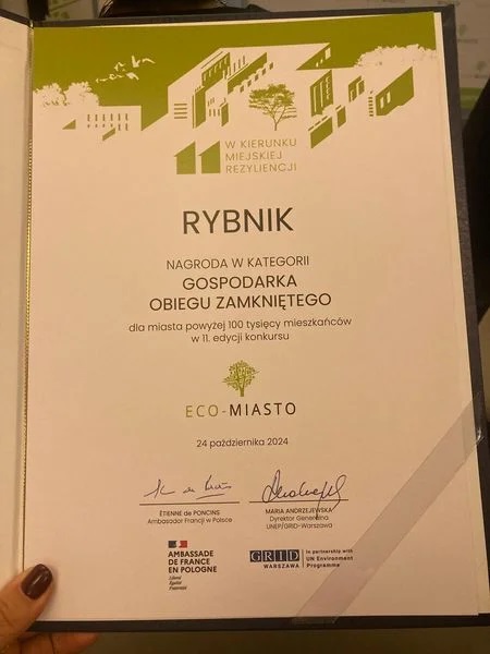 Rybnik w czołówce ekologicznych miast – edukacja "Zero Waste" doceniona!