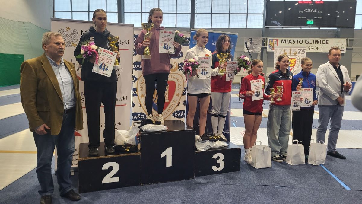 Gliwiczanki na podium Pucharu Polski w szpadzie!