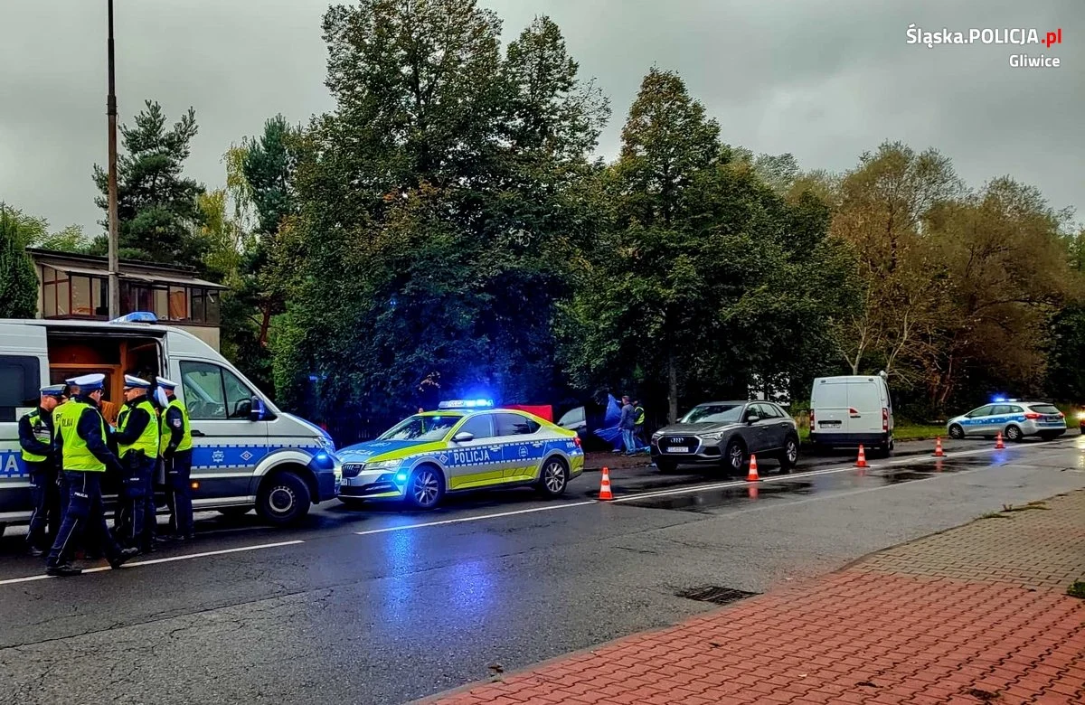 Sprawca tragicznego wypadku na ulicy Przyszowskiej w Gliwicach-Łabędach zatrzymany