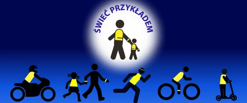 "Świeć Przykładem – Noś Odblaski!” – rusza ogólnopolska akcja policji