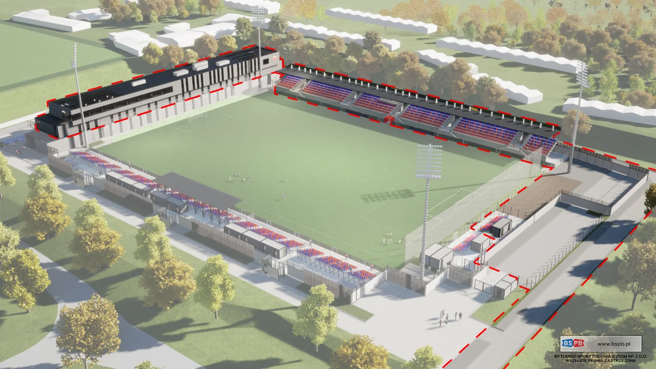 Nowa trybuna na Polonii Bytom – umowa podpisana, start budowy!