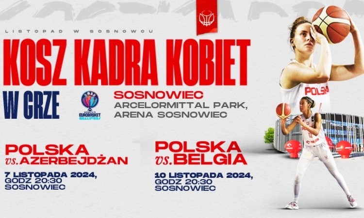 Koszykarki o Euro 2025 powalczą w Arenie Sosnowiec!
