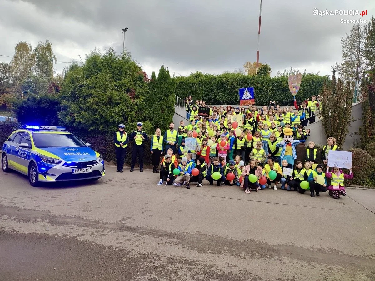 Uczniowie klas 3-6 Szkoły Podstawowej nr 20 wzięli udział w „Marszu Bezpieczeństwa”