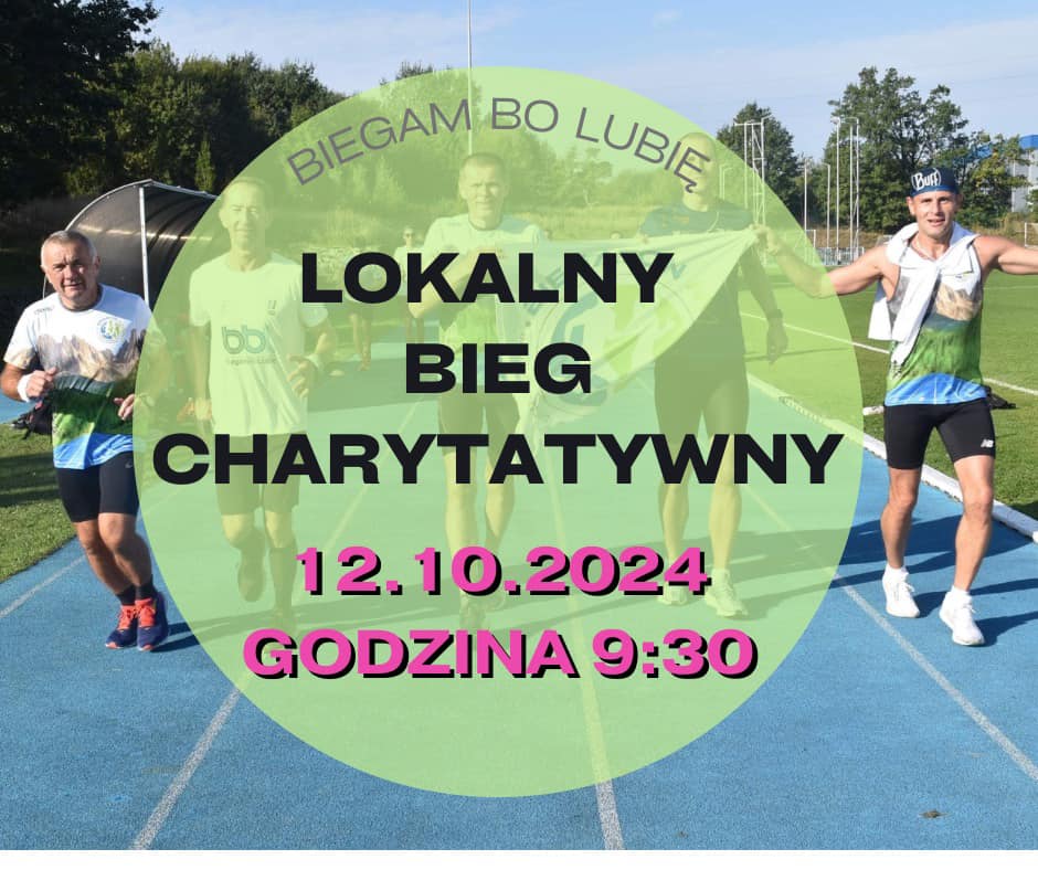 Biegnij dla dzieci i młodzieży – dołącz do lokalnego biegu charytatywnego już w tę sobotę!