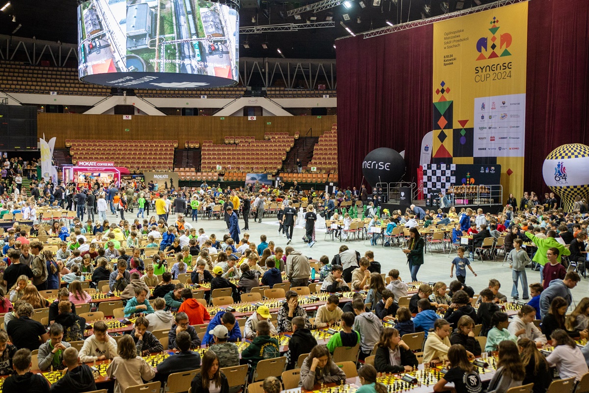 Ponad 1000 młodych szachistów rywalizowało w katowickim Spodku