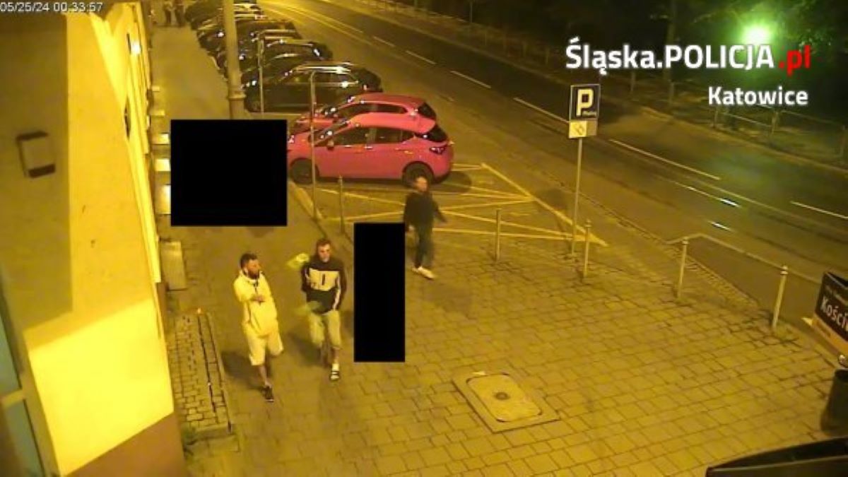 Rozbój z użyciem bagnetu w Katowicach – policja prosi o pomoc w identyfikacji sprawców
