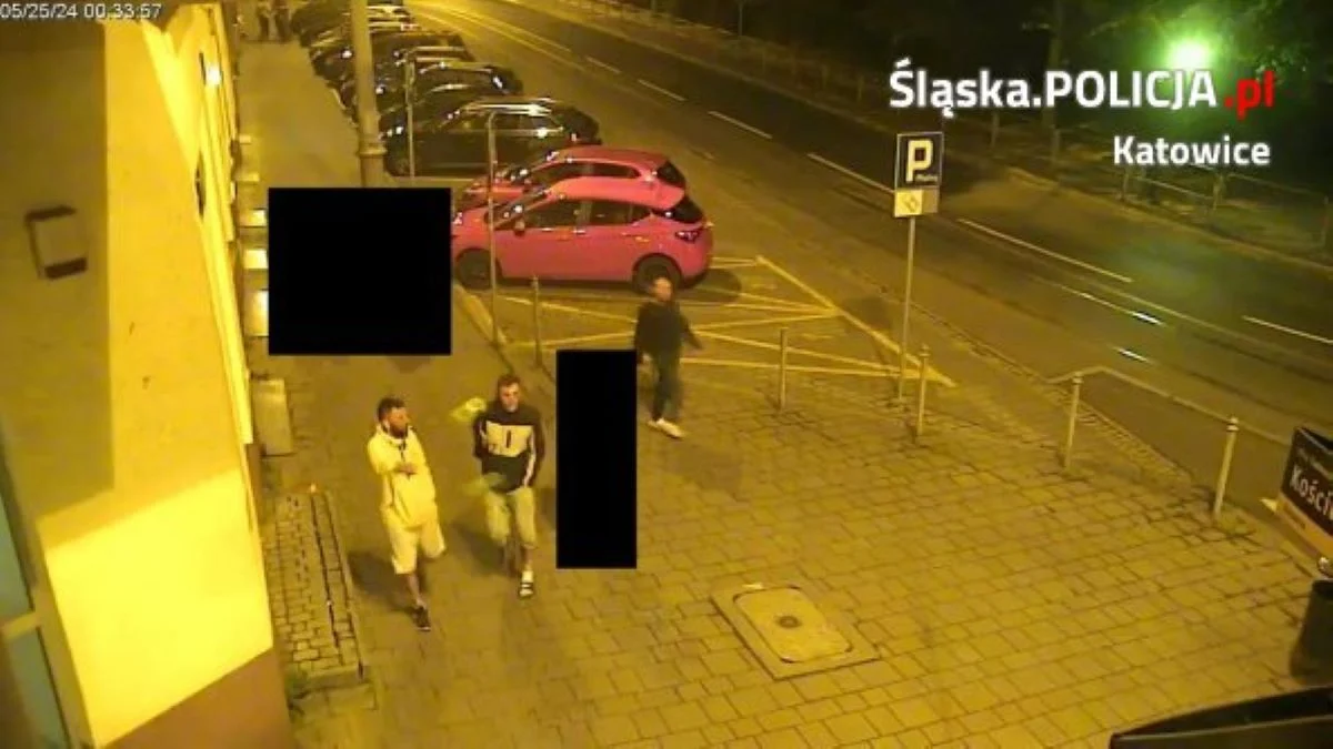 Rozbój z użyciem bagnetu w Katowicach – policja prosi o pomoc w identyfikacji sprawców