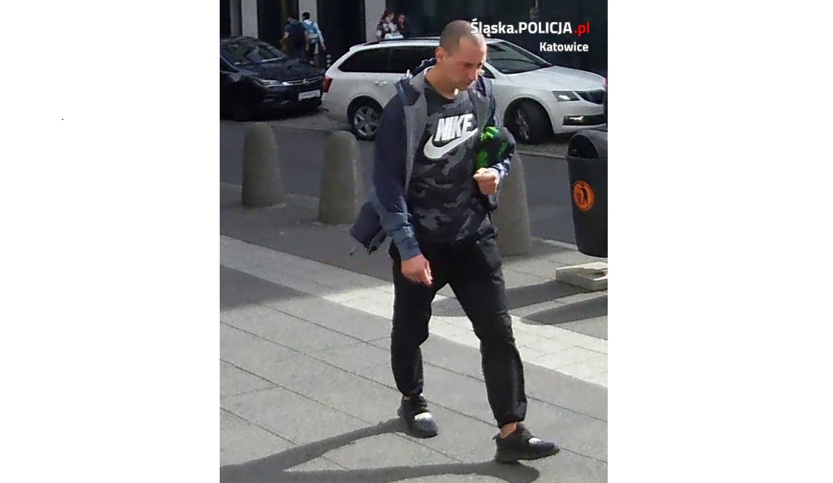 Rozbój z nożem na stacji paliw w Katowicach – czy rozpoznajesz podejrzanego?