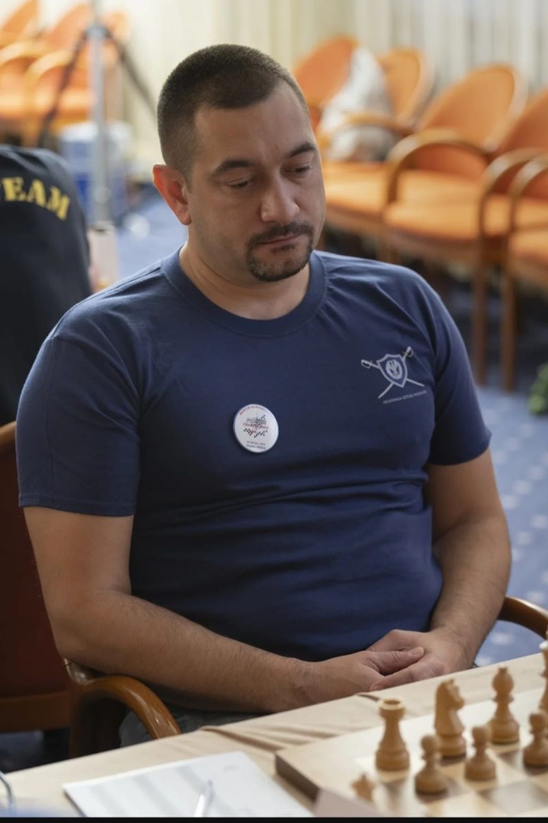 Mł. chor. Marcin Skwarczyński z 13 Śląskiej Brygady na NATO Chess Championship
