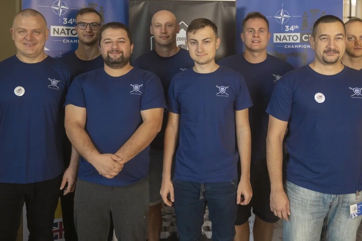 Mł. chor. Marcin Skwarczyński z 13 Śląskiej Brygady na NATO Chess Championship
