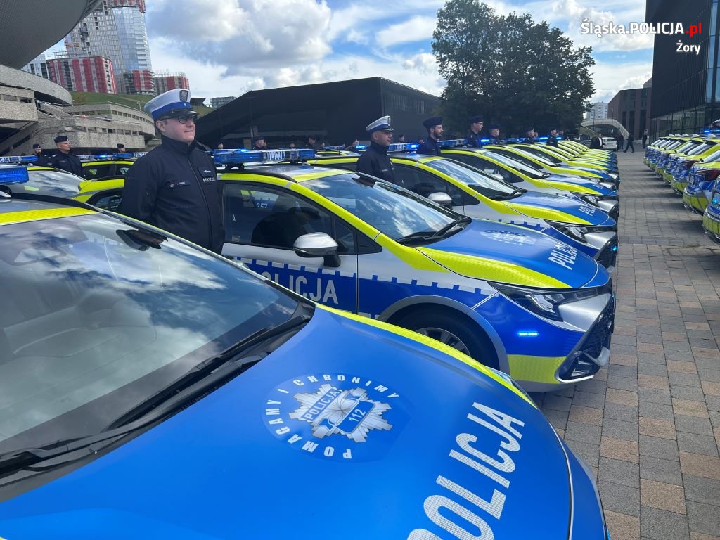 3 nowe radiowozy dla żorskiej Policji