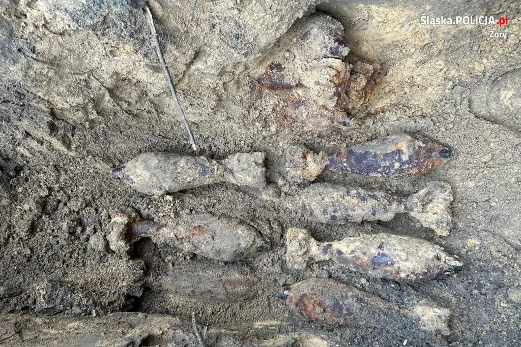 Powojenne niewybuchy ujawnione w trakcie budowy drenażu