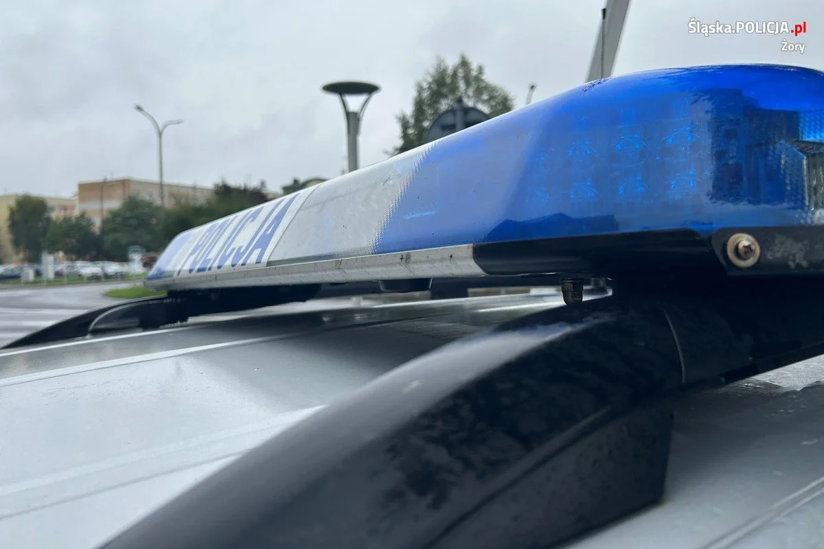 Pijany kierowca wypadł z drogi w Żorach. Zatrzymany dzięki reakcji świadka!