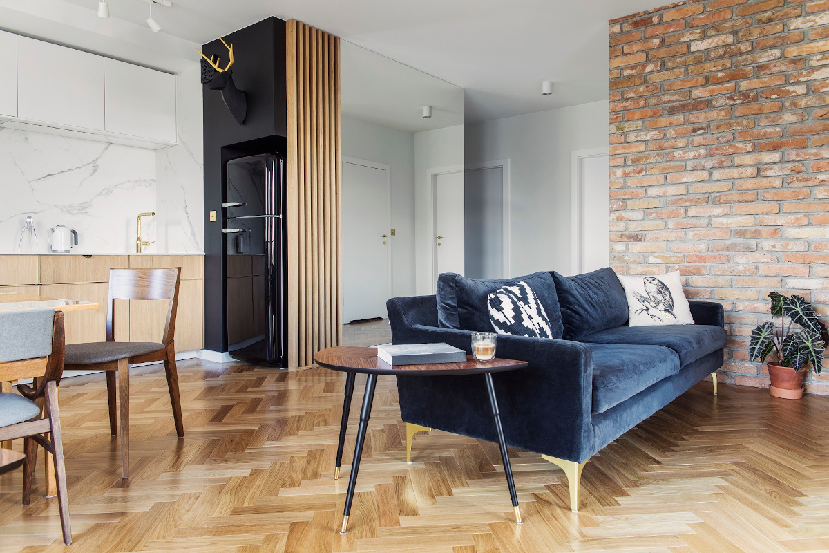 Cegła ozdobna w małych przestrzeniach