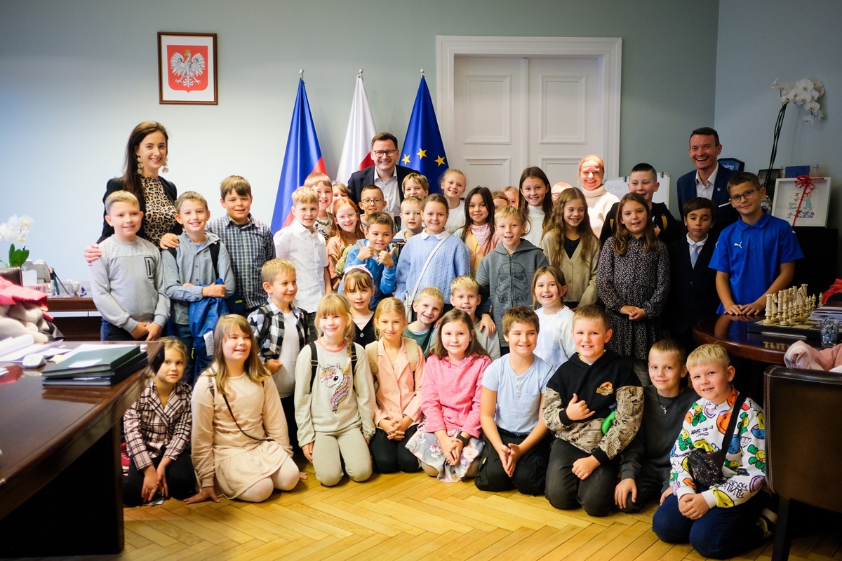 Chorzowscy uczniowie w Urzędzie Miasta 14