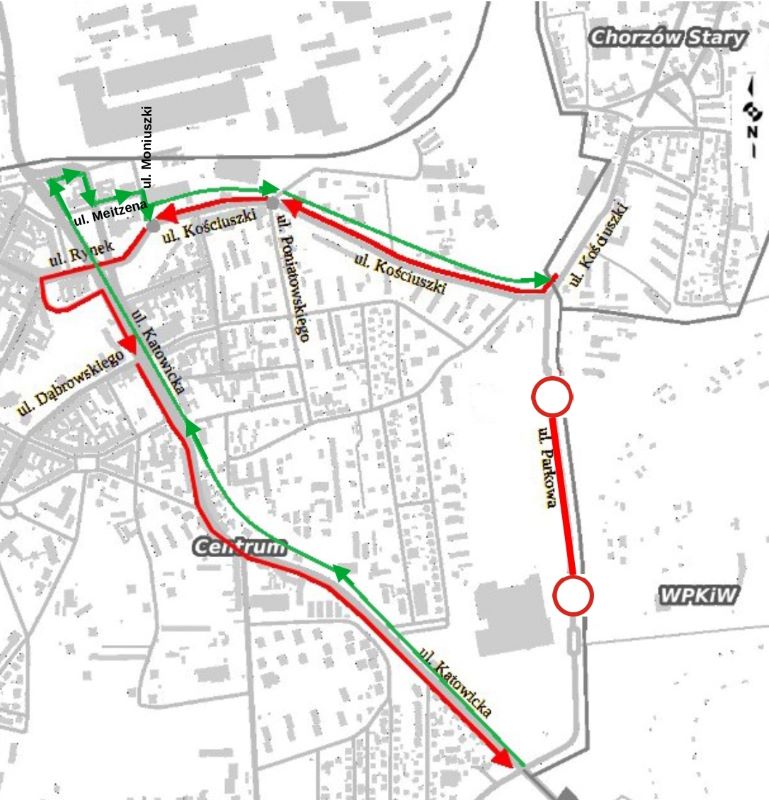 Utrudnienia na ul. Parkowej w Chorzowie – odcinek zamknięty 26 października
