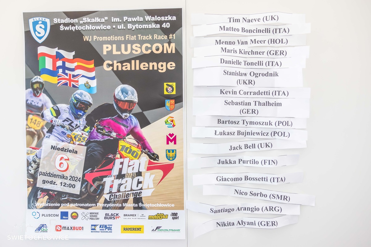Znamy listę startową zawodów flat track!