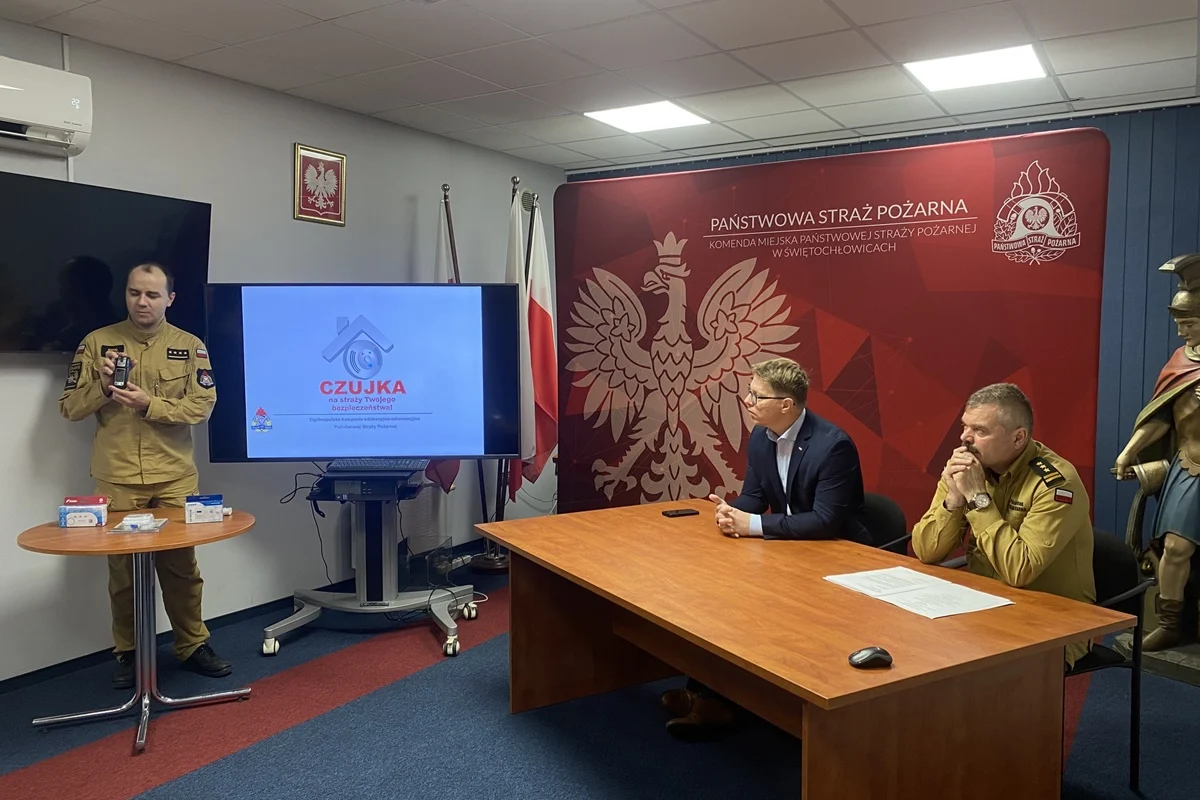 Świętochłowiccy strażacy uświadamiają o ryzyku pożarów i zatrucia czadem